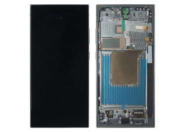 Дисплей для Samsung SM-S928 Galaxy S24 Ultra 5G + тачскрин + рамка (черный титан), OLED LCD