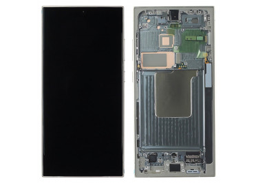 Дисплей для Samsung SM-S928 Galaxy S24 Ultra 5G + тачскрин + рамка (серый титан), ОРИГ100%