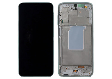 Дисплей для Samsung SM-A266 Galaxy A26 5G (2025) + тачскрин + рамка (мята / зеленый), ОРИГ100%