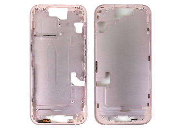 Средняя часть корпуса для iPhone 15 (розовый), ориг