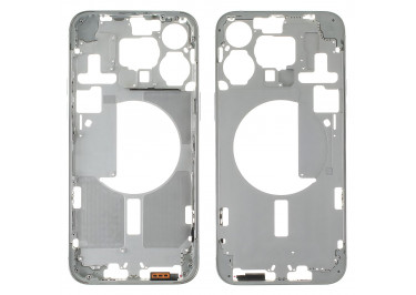 Средняя часть корпуса для iPhone 15 Pro Max (белый), ориг