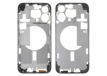 Средняя часть корпуса для iPhone 15 Pro Max (синий), ориг