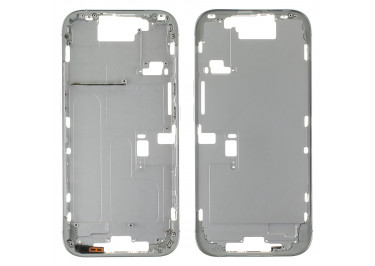 Средняя часть корпуса для iPhone 16 Pro (белый), ориг