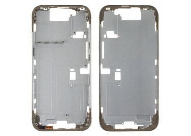 Средняя часть корпуса для iPhone 16 Pro (золото), ориг
