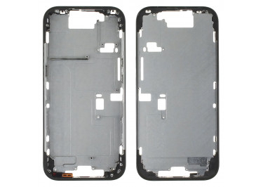 Средняя часть корпуса для iPhone 16 Pro (черный), ориг