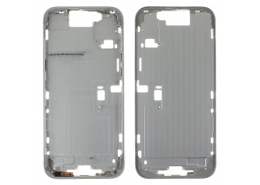 Средняя часть корпуса для iPhone 16 Pro Max (белый), ориг