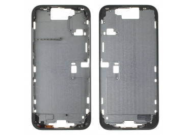 Средняя часть корпуса для iPhone 16 Pro Max (черный), ориг