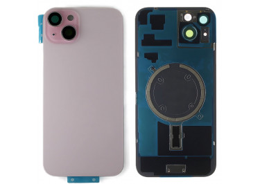 Задняя крышка для iPhone 15 Plus (розовый) в сборе, ориг