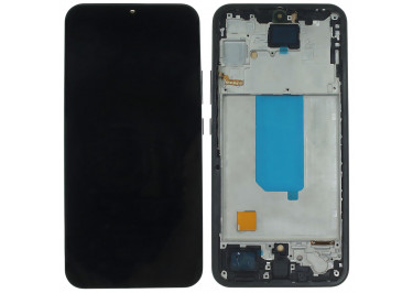 Дисплей для Samsung SM-A346 Galaxy A34 5G (2023) + тачскрин + рамка (графит), In-Cell