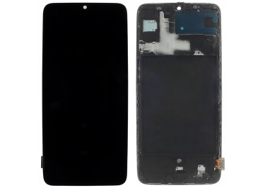 Дисплей для Samsung SM-A705 Galaxy A70 + тачскрин + рамка (черный), In-Cell