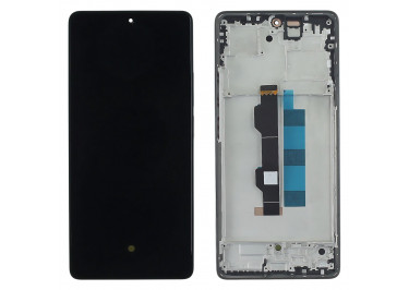 Дисплей для Xiaomi Redmi Note 13 Pro 4G + тачскрин + рамка (черный), OLED LCD