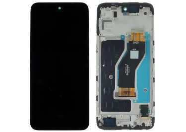 Дисплей для Infinix Smart 10 Plus (X6725B) + тачскрин + рамка (черный), Full ORIG