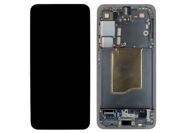 Дисплей для Samsung SM-S931 Galaxy S25 + тачскрин + рамка (черный), ОРИГ100%