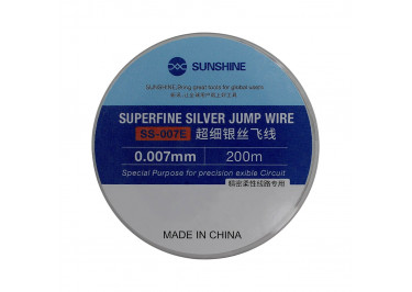 Жгут (струна) для разборки сенсорных модулей SUNSHINE SS-007E 0,007мм 200м (серебро)