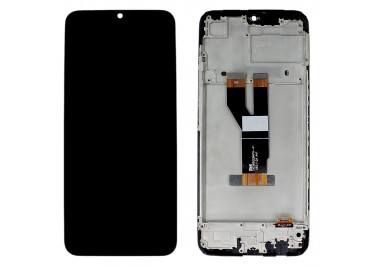 Дисплей для Realme C11 (2021) (RMX3231) + тачскрин + рамка (черный), Full ORIG