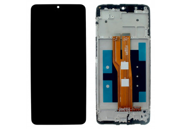 Дисплей для Samsung SM-A075 Galaxy A07 4G (2025) + тачскрин + рамка (черный), ориг
