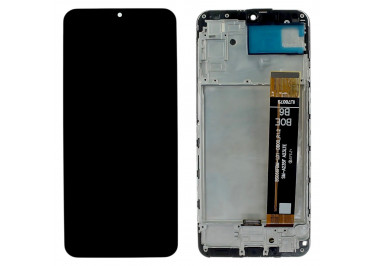 Дисплей для Samsung SM-A235 Galaxy A23 4G (2022) + тачскрин + рамка (черный), ориг