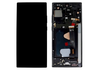 Дисплей для Samsung SM-N985 / N986 Galaxy Note 20 Ultra 5G + тачскрин + рамка (черный), OLED LCD