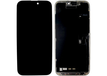 Дисплей для iPhone 16 Pro Max + тачскрин + рамка + ALS шлейф (черный), СЕРВИСНЫЙ ОРИГ100%