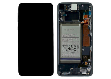 Дисплей для Samsung SM-G970 Galaxy S10e + тачскрин + рамка + АКБ (черный), ОРИГ100%