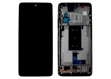 Дисплей для Xiaomi 11T + тачскрин + рамка (черный), Full ORIG