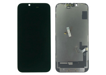 Дисплей для iPhone 16e + тачскрин + рамка (черный), OLED ALG (шлейф IC)