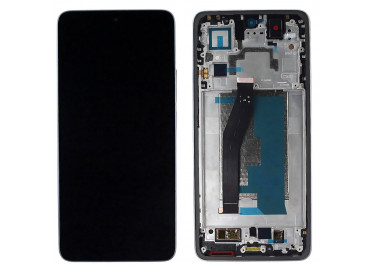 Дисплей для Xiaomi 14T + тачскрин + рамка (синий), Full ORIG