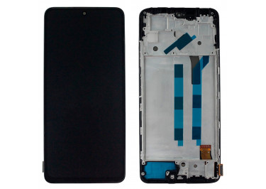 Дисплей для Xiaomi Redmi Note 12 Pro 4G + тачскрин + рамка (черный), OLED LCD