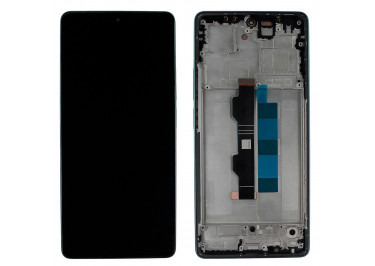 Дисплей для Xiaomi Redmi Note 13 Pro 4G + тачскрин + рамка (зеленый), OLED LCD