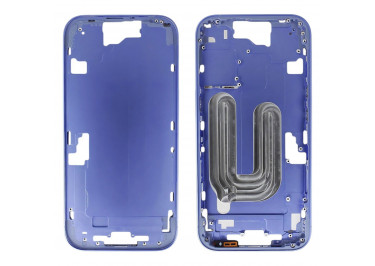 Средняя часть корпуса для iPhone 16 (синий / ультрамарин), ориг