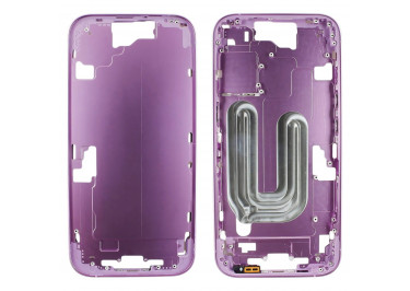 Средняя часть корпуса для iPhone 16 (розовый), ориг
