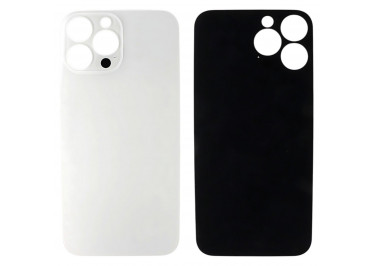 Задняя крышка для iPhone 13 Pro Max (серебро) с широкими отверстиями