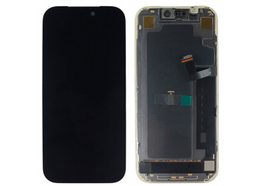 Дисплей для iPhone 17 Pro + тачскрин + рамка (черный), OLED DD (шлейф IC) 120Hz