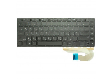 Клавиатура для ноутбука HP EliteBook 840-G5 / 846-G5 / 745-G5 (черный) с рамкой