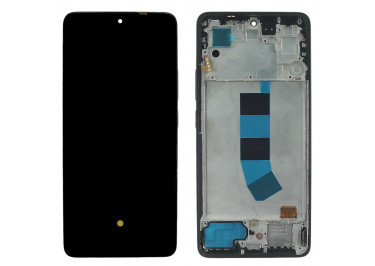 Дисплей для Xiaomi Redmi Note 13 4G + тачскрин + рамка (черный), OLED LCD