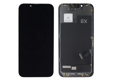 Дисплей для iPhone 13 mini + тачскрин + рамка (черный), OLED GX (шлейф IC)