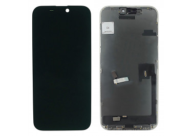 Дисплей для iPhone 16 Pro Max + тачскрин + рамка (черный), OLED GX (шлейф IC)