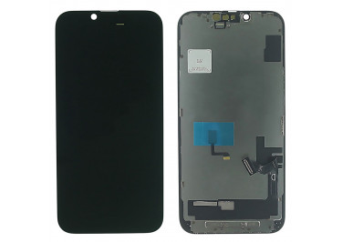 Дисплей для iPhone 16e + тачскрин + рамка (черный), OLED GX (шлейф IC)