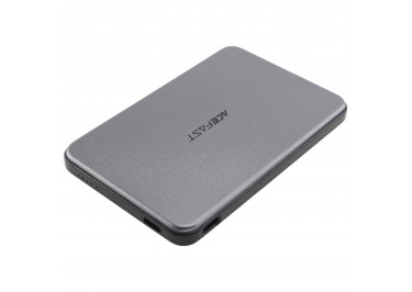 Портативное зарядное устройство (Power Bank) (ACEFAST M30) (PD20W, беспроводная зарядка, Type-C - Type-C кабель (0.18м)) Емкость 5000mAh (черный)