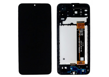 Дисплей для Samsung SM-A135 / A137 / M135 Galaxy A13 / A13 4G / M13 (2022) + тачскрин + рамка (черный), ориг