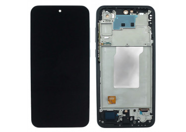 Дисплей для Samsung SM-A356 Galaxy A35 5G (2024) + тачскрин + рамка (темно-синий), In-Cell