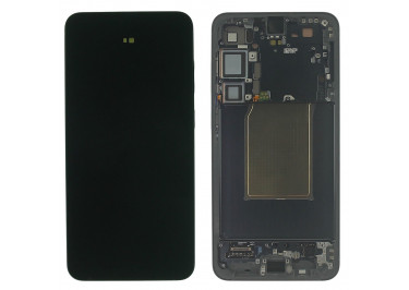 Дисплей для Samsung SM-S936 Galaxy S25 Plus 5G + тачскрин + рамка (серый), ОРИГ100%