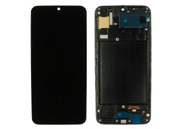 Дисплей для Samsung SM-A305 Galaxy A30 (2019) + тачскрин + рамка (черный), In-Cell