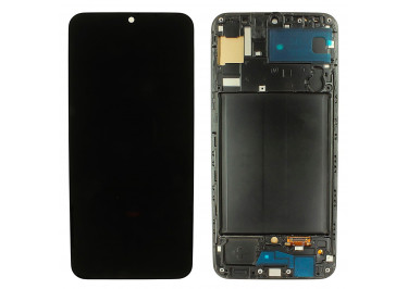Дисплей для Samsung SM-A505 Galaxy A50 (2019) + тачскрин + рамка (черный), In-Cell