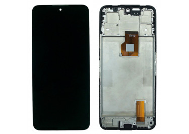 Дисплей для Huawei Honor X7d 4G + тачскрин + рамка (черный), Full ORIG