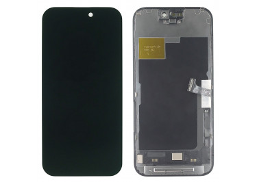 Дисплей для iPhone 15 Pro + тачскрин + рамка (черный), JK (шлейф IC)