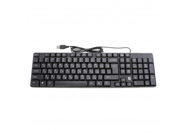 Клавиатура проводная Defender Accent SB-720, USB (черная)