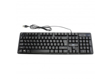 Клавиатура проводная Defender Arx GK-196L, USB (черная)