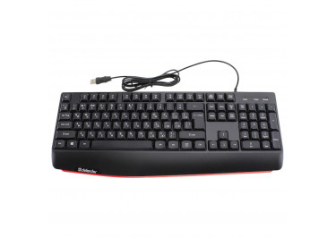 Клавиатура проводная Defender Atom HB-546, USB (черная)