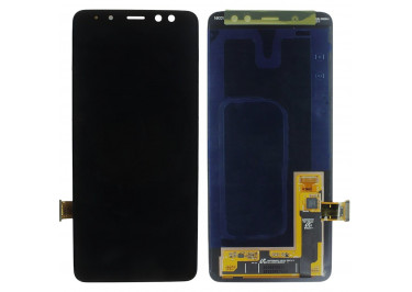 Дисплей для Samsung SM-A530 Galaxy A8 (2018) + тачскрин (черный), ОРИГ100%